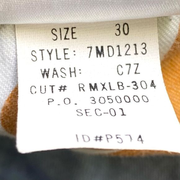 Lucky Brand Men's Dungarees Gene Montesano Bootcut Short Jeans Size 30 - Picture 8 of 10